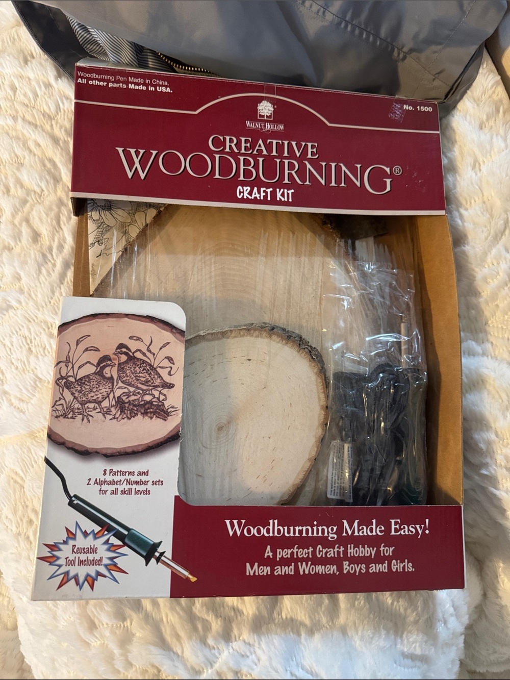 Creative Woodburning Craft Kit - Red